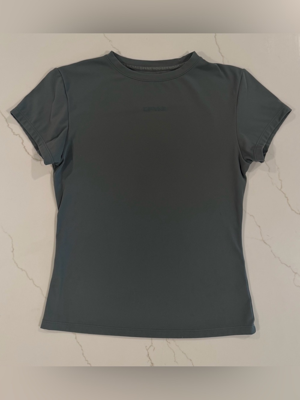Women’s Crew Neck Short Sleeve Tee in Dark Slate